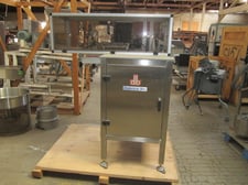 syringe inspection system, Dabrico #DN-50, Stainless Steel, 1/2" inlet, w/ Stainless Steel cabinet, 115 V