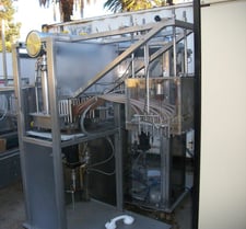 Automatic In-line Depositor, (2) rows of 10-head piston filling nozzles w/ 5/16" openings