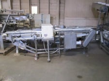 Goring Kerr #Tektamet, Metal Detector, 12" width x 4" tall chamber, 8" width x 10' L chainbelt conveyor, 3.5"