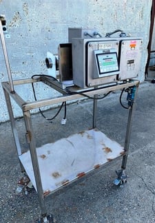 Safeline #Mini 125/SS/HD/15FT, Pipeline Metal Detector, 2-1/4" diameter Tri-clamp pipe feed & discharge, 5" x