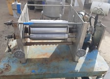 1' x 1.58' Overton #SP19, Single Drum Dryer, 2 sq.ft. drum, (2) applicator rolls, 1 HP, 1.39/13.9/1725 RPM