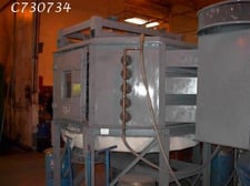 Krauss Maffei #20/5/6/90, Rotary Tray Dryer, 200 sq.ft. drying surface, (5) 2 meter diameter Trays, 75 psi