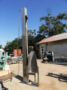 Meto Lift #DM-01-150, Drum Lift & Dumper, 150 kg capacity, 12' column lift