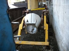 Drum Dumper, Carbon Steel, 1000 lbs capacity, 24" diameter Drums, 13' H column lift, 2 HP, 1700 RPM, 230/460
