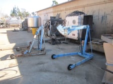 Morse #400A-60, Drum Dumper, Drum Carrier w/Manual Lift & Tilt, 800 lbs max fill & 500 lb half full Drum