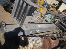 Bridge Machine #11-96, Drum Dumper, Stainless Steel, 24" diameter Drum, 7' 6" H column lift, 2 HP, 1140 RPM