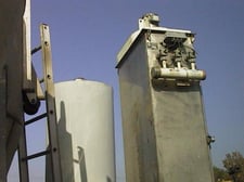 1000 cfm Griffin #18BDP, Bin Vent Type Dust Collector, 100 sq.ft., (18) 4.5" diameter x 4.5' L bags, 10:1 air