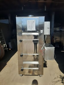 165 sq.ft., Shaker Style Filter Cleaning, Bin Vent Dust Collector, Stainless Steel, (20) 4.5" dia. x 31' L