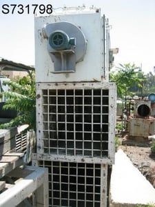 200 sq.ft., Fabri-Jet #S016-8b, Bin Vent Dust Collector, (16) 6" dia. x 8' L bags on 7" center, 36" L x 40" W