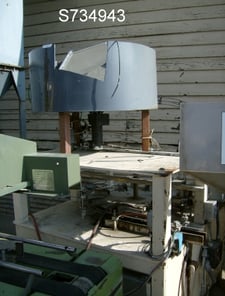 Omega Design, Rotary Bottle Feeder/Sorter, Carbon Steel, 36" x 16", 2"-1.75" chute w/8" section feeders, 1/8