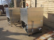 Jet Flow #B057380310, Capacity Feeder, 4" discharge chute, 45" x 33" x 24" hopper, 2.5 HP, 3450 RPM