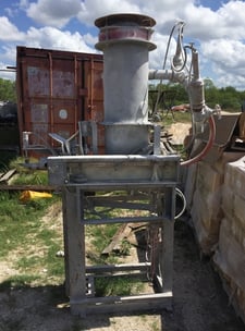 Choice Bagging Equipment, Bag Filler, pneumatic valve, used for 50 lb bags @ 2-3 bags/min.