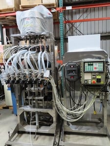 ELF #CTRI-8, Volumeteric Pressure/Gravity Filler, 8-Head inline