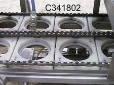 Rutherford Akra-Pak #OSF64B, Cup Filler & Lidder, 14 oz & 20 oz cups/tubs, 16" x 8' product conveyor, 3.5"