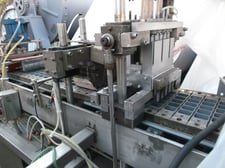 WA Lane #678, Lane Cup Filler & Sealer System, 10-Head inline, 5/16" diameter nozzles, 12" width x 12' L