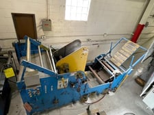 8000 lb. Rowe cradle, 20" coil width, 60" outside dimension, powered payout, vari-speed