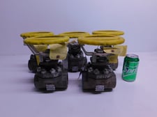 1-1/2" Apollo #CSJM715A, ball valve, 600# SW x SW, WCB Body 316SS Ball/Stem, NEW (5 in lot)