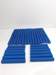 1-1/4" x 7" Stud Bolts, PTFE Teflon Coated Stud Bolts, B7 All Thread NEW (42 in lot)