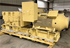 600 HP 1700 RPM Teco - Westinghouse, Frame 5810B, TEFC, w/gearbox, 4000 Volts