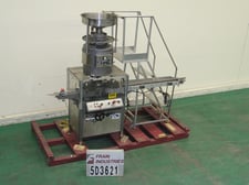 West #RW500, 12 head rotary aluminum capper rated from 120-300