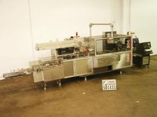 Bosch #204/RFU, automatic continuous motion horizontal cartoner rated from 50-400 cpm