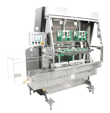 Case Set-up, Kliklock #Genesis-RTL, automatic, Stainless Steel, right to left, dual head, tuck tray former