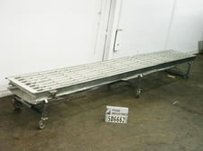 40" wide x 25.5' long, Kamflex #731, Stainless Steel mesh conveyor, 100 FPM, with 1/2 HP motor