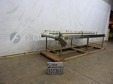 48" wide x 16' long, Span Tech, Stainless Steel flexlink conveyor, vari-speed controls