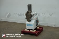 Crepaco, low capacity ingredient feeder, 1/2 cu.ft. Stainless Steel ingredient hopper with gentle mixing