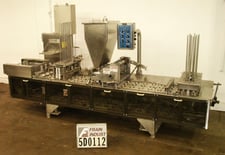 Holmatic /oystar / Oystar #PR3, automatic, Stainless Steel, 1 x 3 inline cup filler, with denest station, (3)