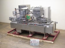 Autoprod / Oystar / Oystar #ZP1X4, Stainless Steel, wipe-down 1 x 4 inline cup filler heat sealer rated from