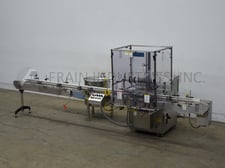 Filamatic #V-300, 8-head, automatic inline Stainless Steel, piston filler, up to 200 containers per minute