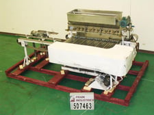 Geyer #SL58, inline piston filler, bottom up fill, no container/no fill
