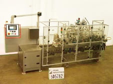 Blair Fuhrer #2UP, automatic, intermittent motion horizontal preformed pouch fill & seal machine capable of