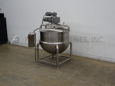 300 gallon Heritage Equipment Co #BCKETTLE300ASME-316, 316 Stainless Steel jacketed double motion kettle, 54"