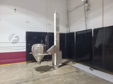 Rotating column tote lift, Bohle #HS800, 1763 lb. max weight, 2 prong fork