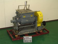 J H Day, 20 cu.ft. 150 gallon double arm jacketed sigma mixer with tangential blades, hinged cover with wire