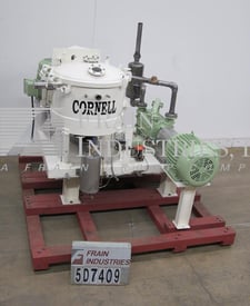 Cornell #D26 versator, quick release cover, vacuum system, vacuum pump, Carbon Steel contact parts