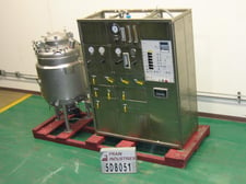 Abec, 500 liter, 316 Stainless Steel, bioreactor / fermentor, 36" diameter x 36" side wall vessel, dimple