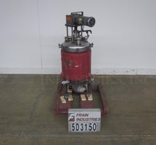 20 gallon Pfaudler Robbins Meyers Robbins Meyers, 316 Stainless Steel reactor, 20" dia. x 20" straight wall