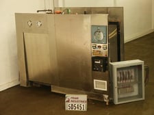 Getinge #484150101, Stainless Steel double door steam sterilizer, 56" L x 35" W x 58" H chamber, 65 cu.ft.