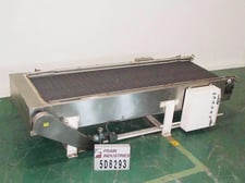 Arrowhead #Bi-Direct, 12' L x 4 width, Stainless Steel bi-directional accumulation table with flexlink belt
