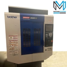 Brother #S550X2, CNC drilling & tapping center, 20 ATC, 19.7" X, 15.7" Y, 11.8" Z, 16k RPM, #30, 7 HP, rigid