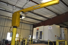 .5 Ton, Beacon Line #NMS-2, Jib Crane, 10' Boom, With 1/2 Ton Coffing Hoist