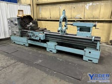 34" x 108" Lansing #G34, engine lathe, 24" SOCS, inch/metric, 4-jaw 24" chuck, 20" ?steady rest, 30 HP