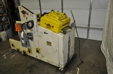 3000 lb. CWP #12BCS, coil cradle & straightener, 12" x .125" stock, 48" outside dimension, variable speed