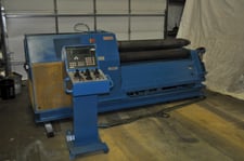 5' x .22" Roundo #Pass-205, plate bending rolls, 8.07" diameter roll, hydraulic drop end, 1991