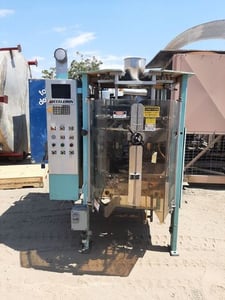 #SB6C, triangle vertical form/fi, single tube w/vacuum pull-down belts, 9" width jaws, 14.5" max vertical seal