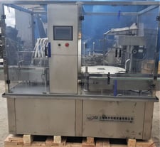 Shanghai Nafeng #NFGP, Filling & Capping Machine, 8-Head, 20-100 ml capacity, (8) 1/4" diameter nozzles, (2)