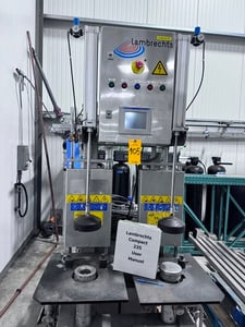 Lambrechts #Compact-235, Keg Sanitizer/Filler w/washing & filling station, 10-60 liters Keg sizes, 35-50